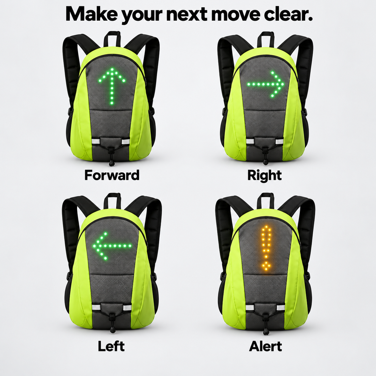NightPedal LED Signal Backpack
