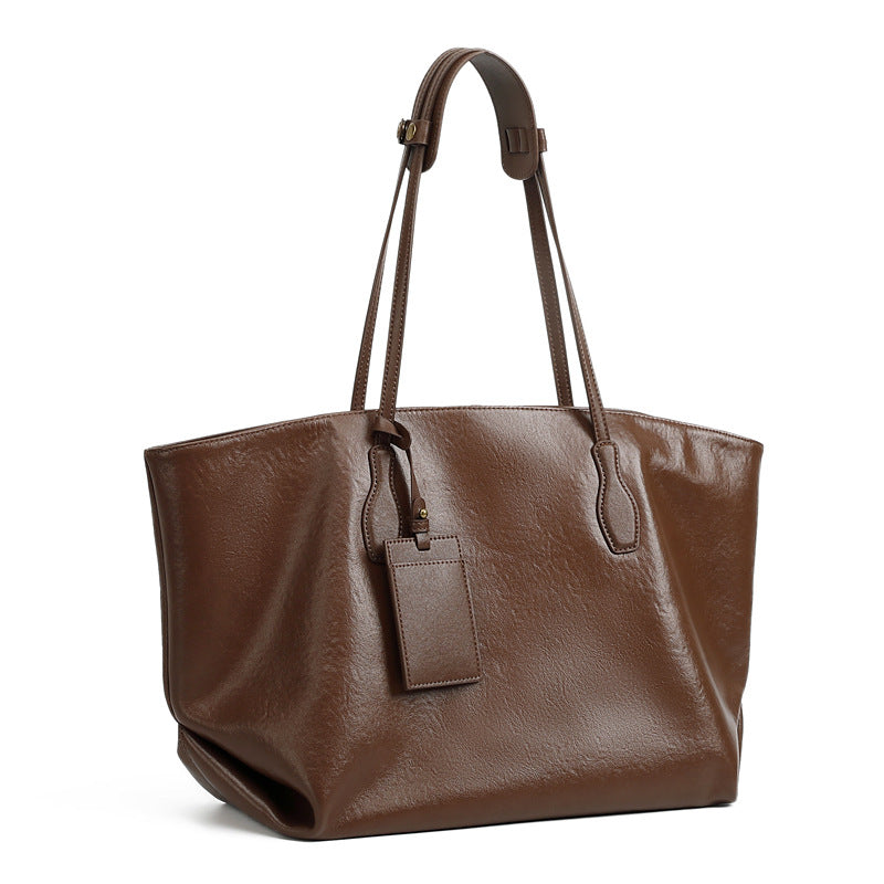 Tanned Leather Tote Bag