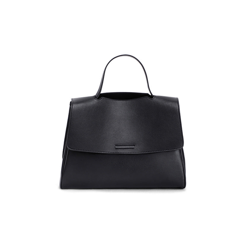 Structured Flap Shoulder Bag