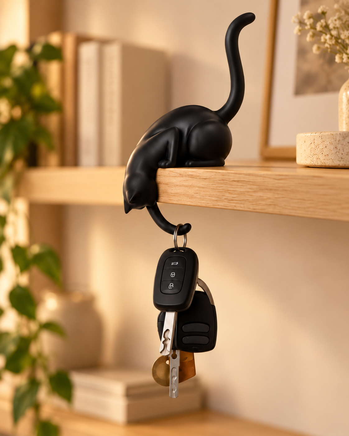 Hanging Cat Shelf Lantern
