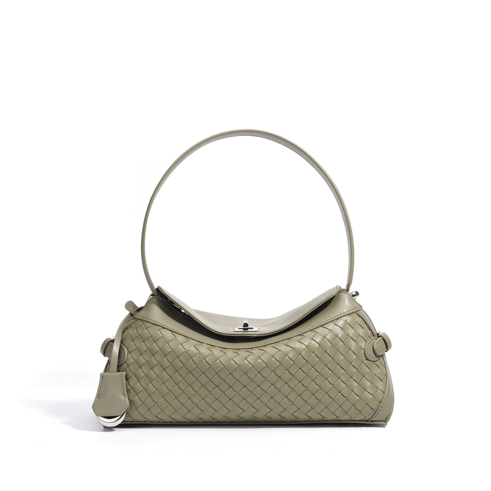 Ring-Handle Hobo Bag