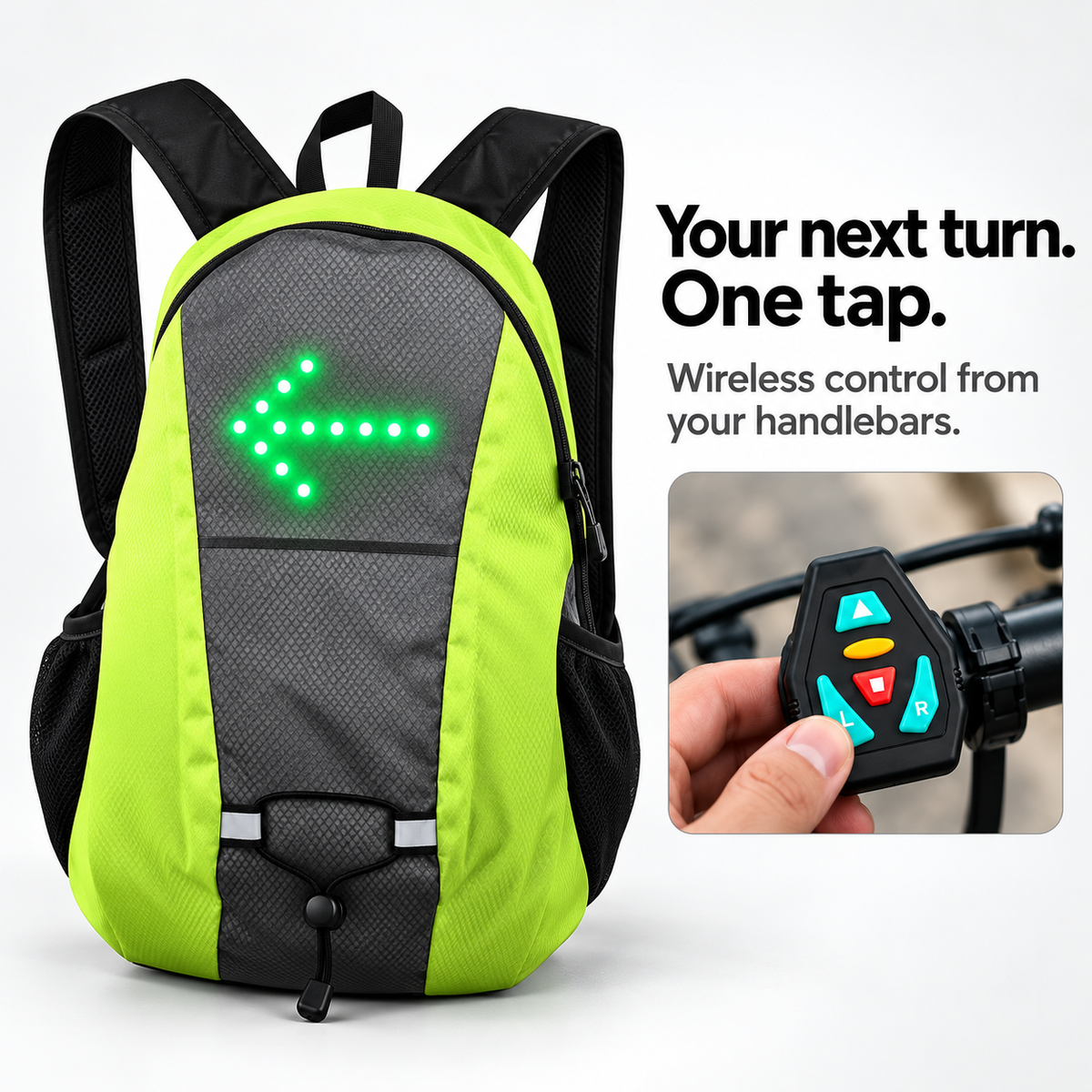 NightPedal LED Signal Backpack
